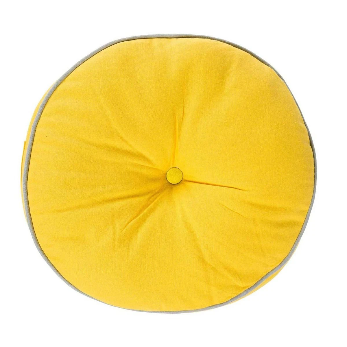Yellow And Grey Round Floor Cushion 3 Yellow And Grey Round Floor Cushion