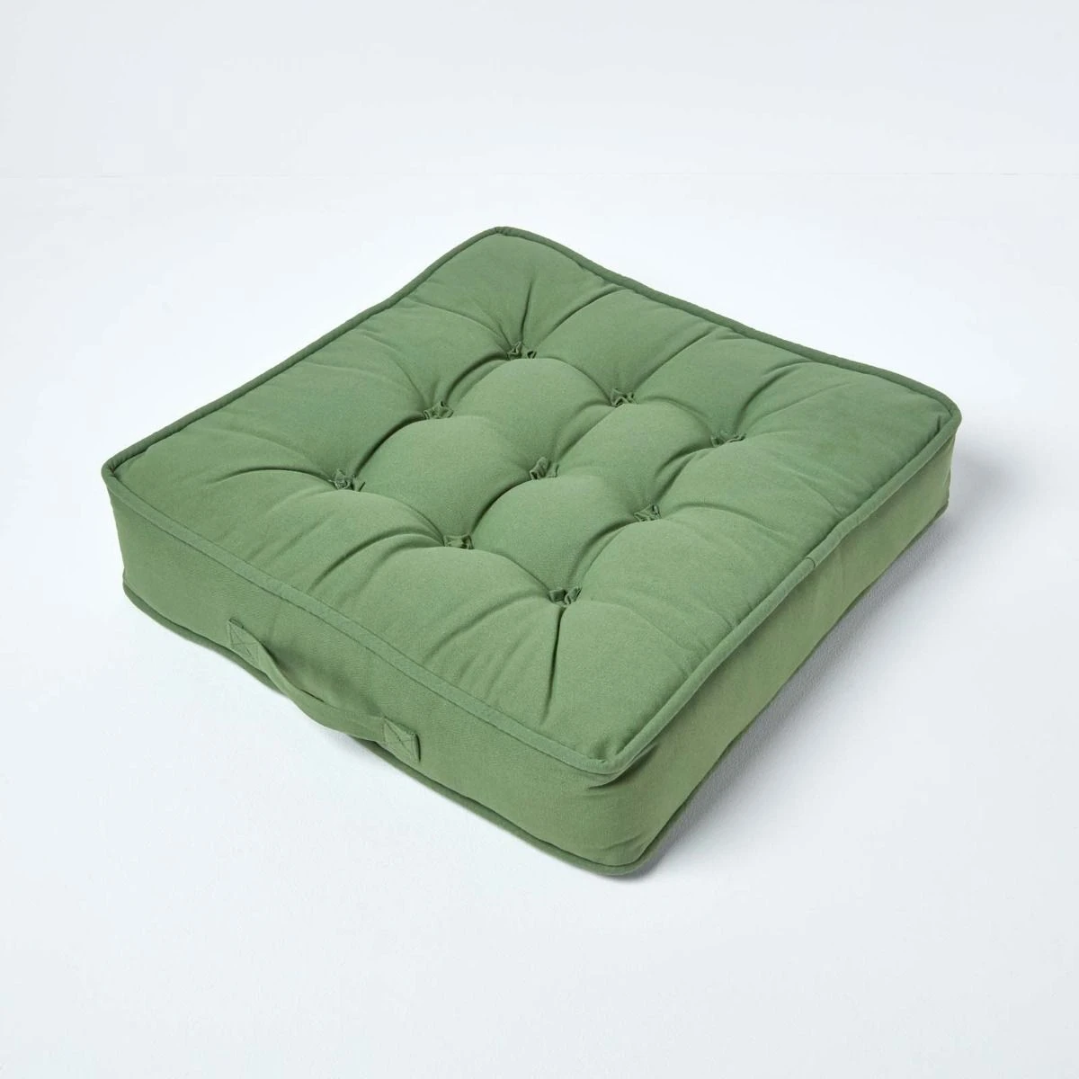 Forest Green Cotton Armchair Booster Cushion 4 Forest Green Cotton Armchair Booster Cushion - Image 2