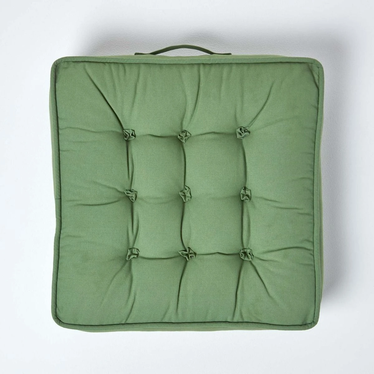 Forest Green Cotton Armchair Booster Cushion 5 Forest Green Cotton Armchair Booster Cushion - Image 3