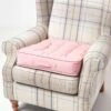 Pink Cotton Armchair Booster Cushion