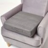 Grey Suede Orthopaedic Foam Armchair Booster Cushion 1 Grey Suede Orthopaedic Foam Armchair Booster Cushion -Best Homeware Store cu1231g 1