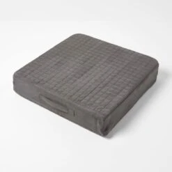 Grey Suede Orthopaedic Foam Armchair Booster Cushion 10 Grey Suede Orthopaedic Foam Armchair Booster Cushion -Best Homeware Store cu1231g 3