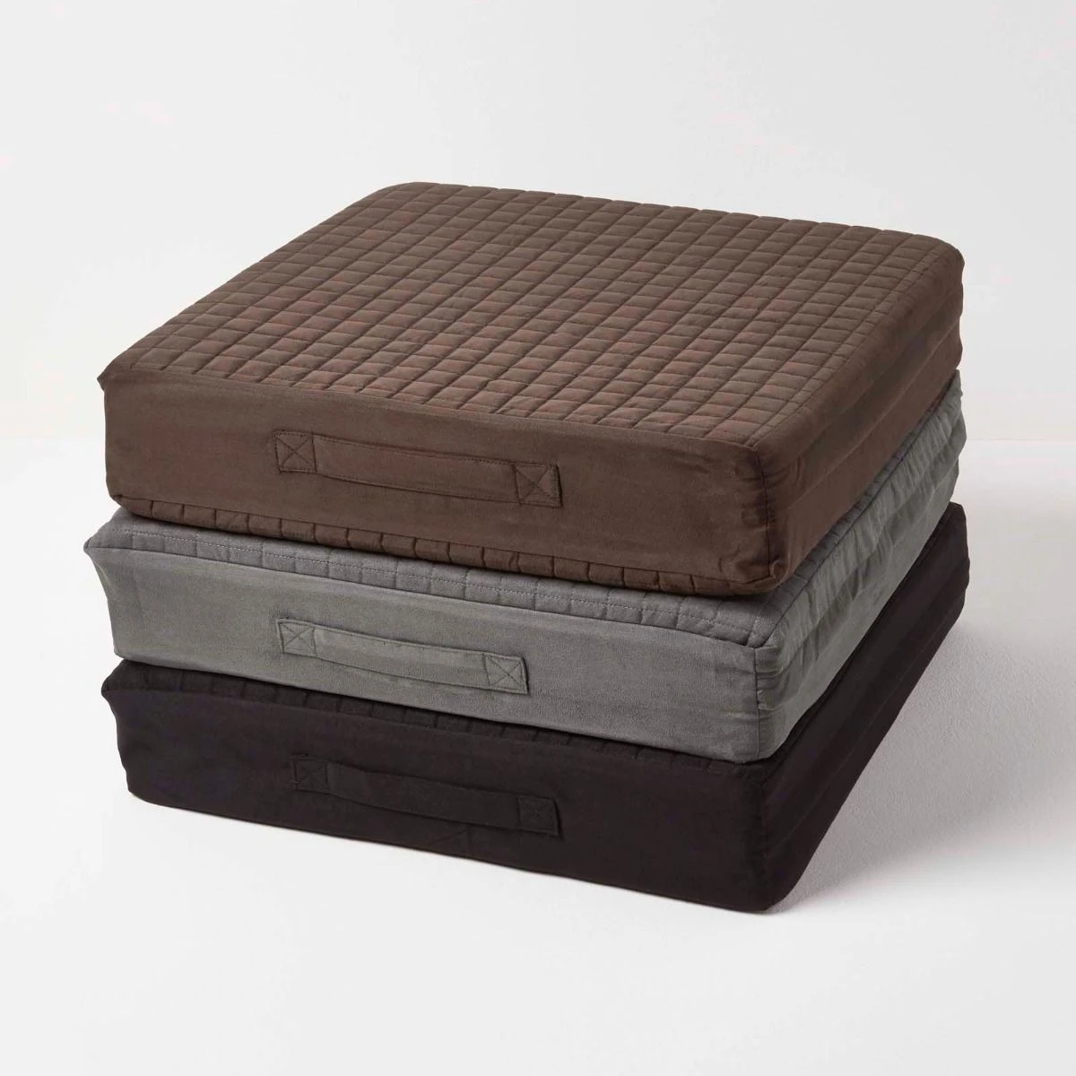 Grey Suede Orthopaedic Foam Armchair Booster Cushion 8 Grey Suede Orthopaedic Foam Armchair Booster Cushion - Image 6