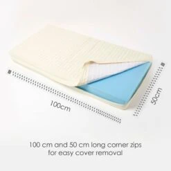 Cream Cotton Orthopaedic Foam 2 Seater Booster Cushion 9 Cream Cotton Orthopaedic Foam 2 Seater Booster Cushion -Best Homeware Store cu1232b two