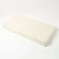 Cream Cotton Orthopaedic Foam 2 Seater Booster Cushion 10 Cream Cotton Orthopaedic Foam 2 Seater Booster Cushion -Best Homeware Store cu1232b 03