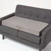 Grey Cotton Orthopaedic Foam 2 Seater Booster Cushion