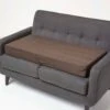 Brown Suede Orthopaedic Foam 2 Seater Booster Cushion 2 Brown Suede Orthopaedic Foam 2 Seater Booster Cushion -Best Homeware Store cu1232f 1