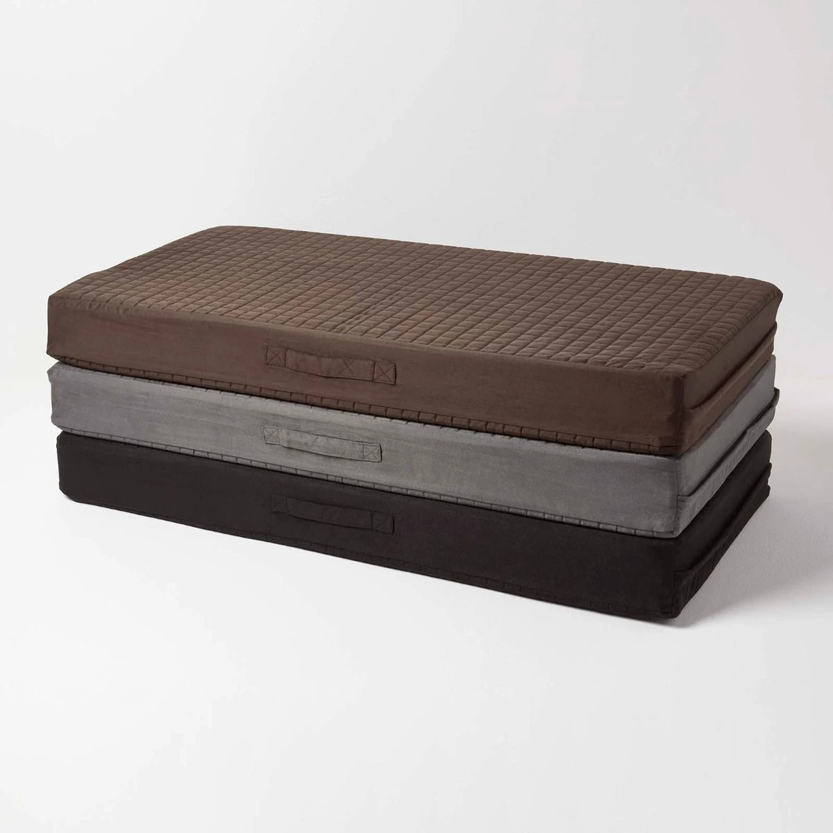 Brown Suede Orthopaedic Foam 2 Seater Booster Cushion 8 Brown Suede Orthopaedic Foam 2 Seater Booster Cushion - Image 6