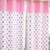Cupcakes Ready Made Pink Eyelet Curtain Pair