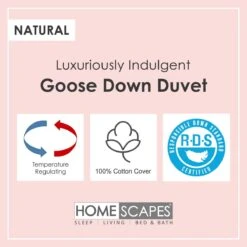 Premium White Goose Down 10.5 Tog Duvet 11 Premium White Goose Down 10.5 Tog Duvet -Best Homeware Store down duvets goose 10