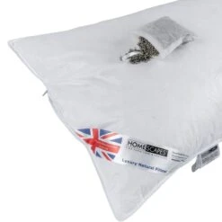 Goose Feather & Down Lavender Pillow With Dried Lavender Insert