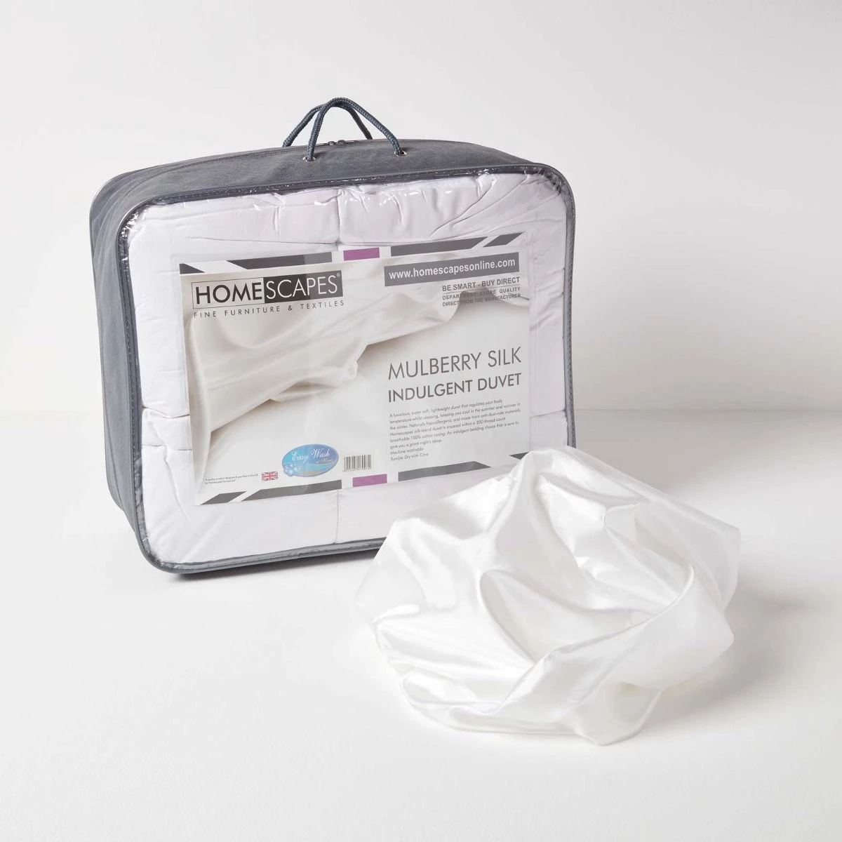 Indulgent Pure Mulberry Silk Blend 4.5 Tog Spring/Summer Duvet 6 Indulgent Pure Mulberry Silk Blend 4.5 Tog Spring/Summer Duvet - Image 4