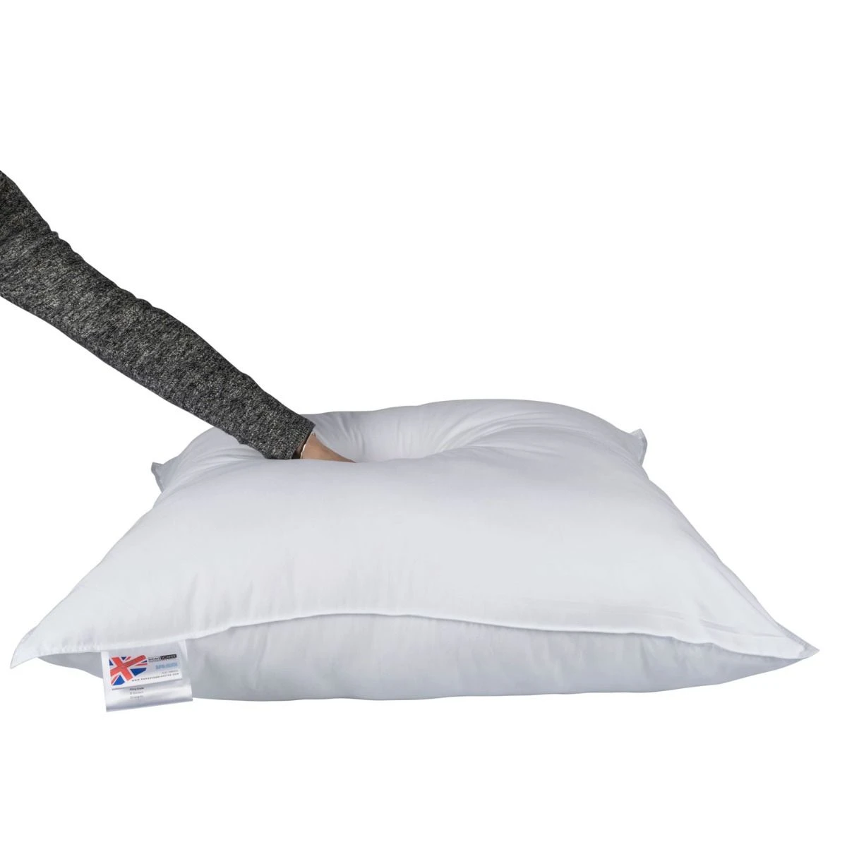 Duck Feather & Down Euro Continental Square Pillow - 60cm X 60cm (24"x24") 5 Duck Feather & Down Euro Continental Square Pillow - 60cm X 60cm (24"x24") - Image 3