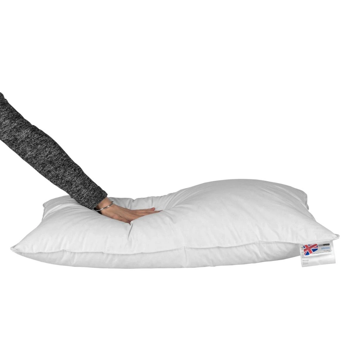 Duck Feather & Down Euro Continental Pillow Pair - 40cm X 80cm (16"x32") 5 Duck Feather & Down Euro Continental Pillow Pair - 40cm X 80cm (16"x32") - Image 3