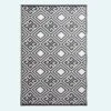 Black And White Geometric Design Reversible Outdoor Rug 1 Black And White Geometric Design Reversible Outdoor Rug -Best Homeware Store ga1157 main