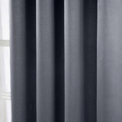 Dark Grey Herringbone Chevron Blackout Thermal Curtains Pair Eyelet Style 9 Dark Grey Herringbone Chevron Blackout Thermal Curtains Pair Eyelet Style -Best Homeware Store httpsimages.vikkit.co .ukamazon newcurtainsherringbone chevronembossed20eyelet20curtainsf1658sf1658 3
