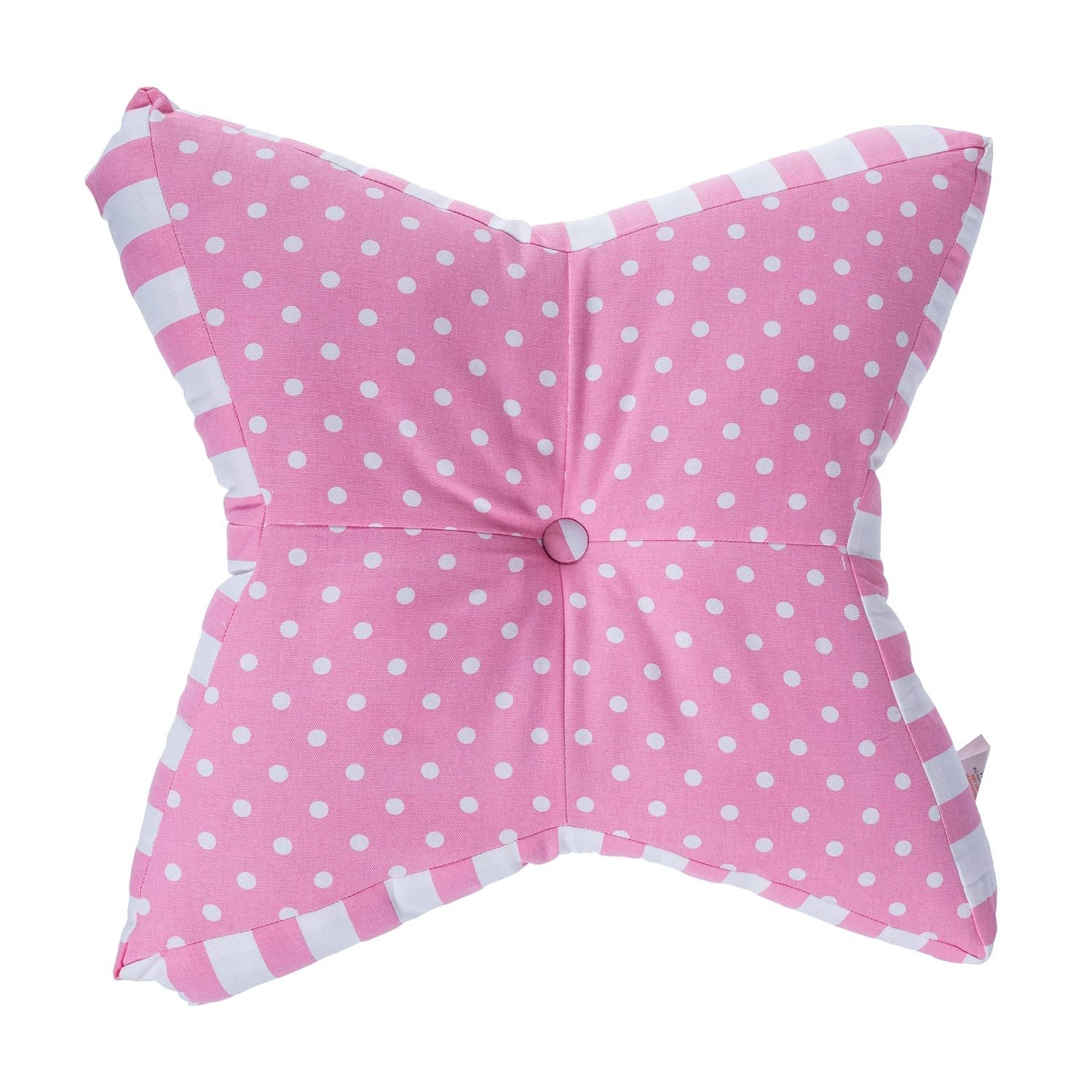 Pink Polka Dots Star Floor Cushion 3 Pink Polka Dots Star Floor Cushion