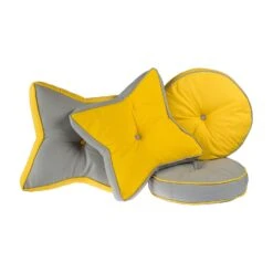 Grey And Yellow Star Floor Cushion 9 Grey And Yellow Star Floor Cushion -Best Homeware Store httpsimages.vikkit.co .ukamazon newfloor cushionsnewcu1193cu1193 4