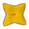 Yellow And Grey Star Floor Cushion