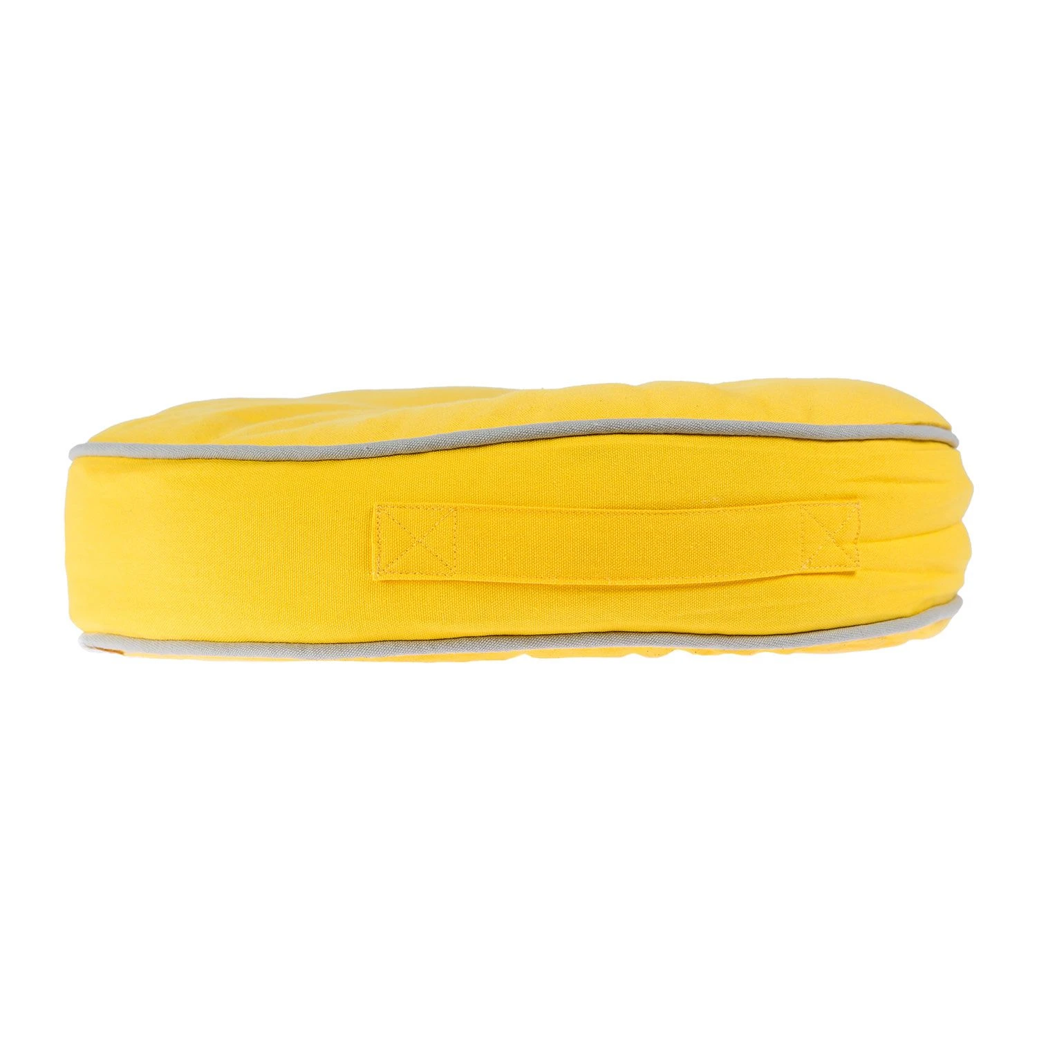 Yellow And Grey Round Floor Cushion 4 Yellow And Grey Round Floor Cushion - Image 2