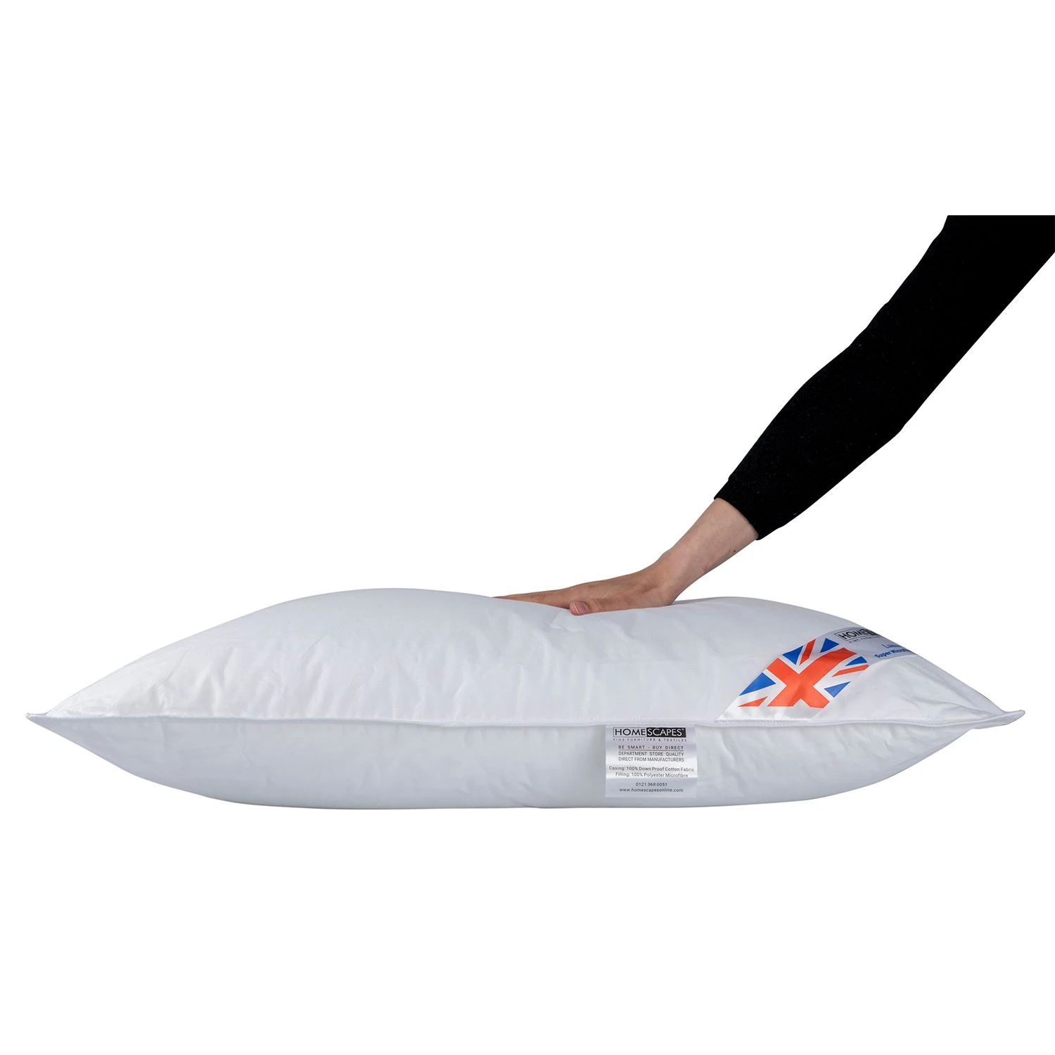 Luxury Hotel Quality Super Microfibre Pillow Pair 9 Luxury Hotel Quality Super Microfibre Pillow Pair - Image 7