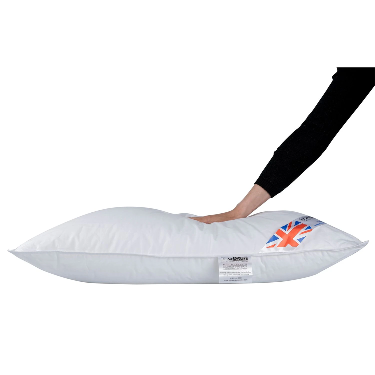 Luxury Hotel Quality Super Microfibre Pillow Pair 10 Luxury Hotel Quality Super Microfibre Pillow Pair - Image 8