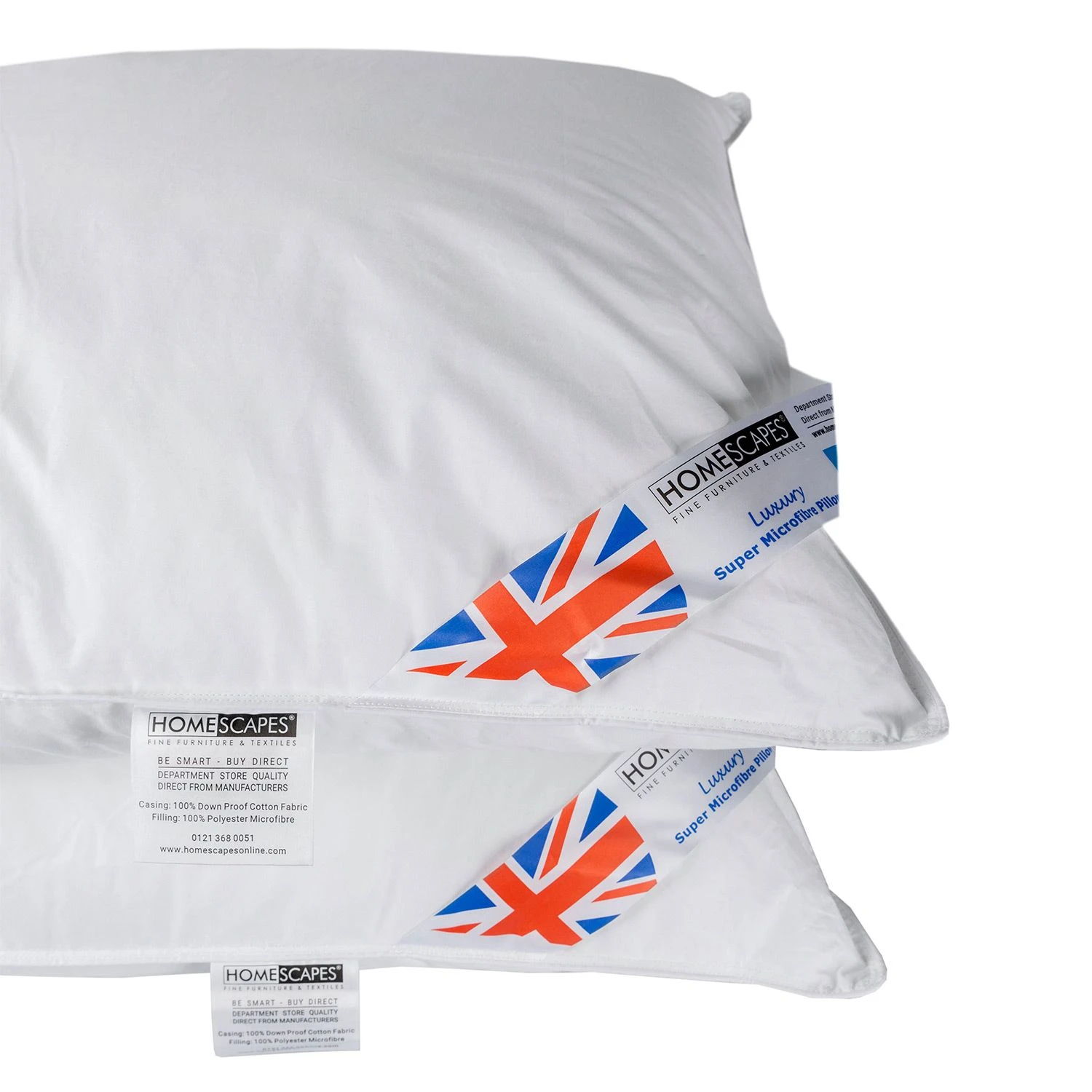 Luxury Hotel Quality Super Microfibre Pillow Pair 7 Luxury Hotel Quality Super Microfibre Pillow Pair - Image 5