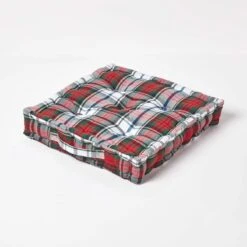 Cotton Macduff Tartan Floor Cushion
