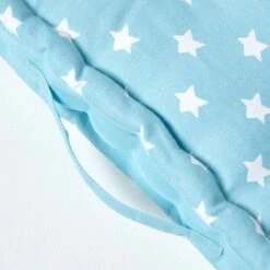 Cotton Blue Stars Floor Cushion 11 Cotton Blue Stars Floor Cushion -Best Homeware Store kt1305 04