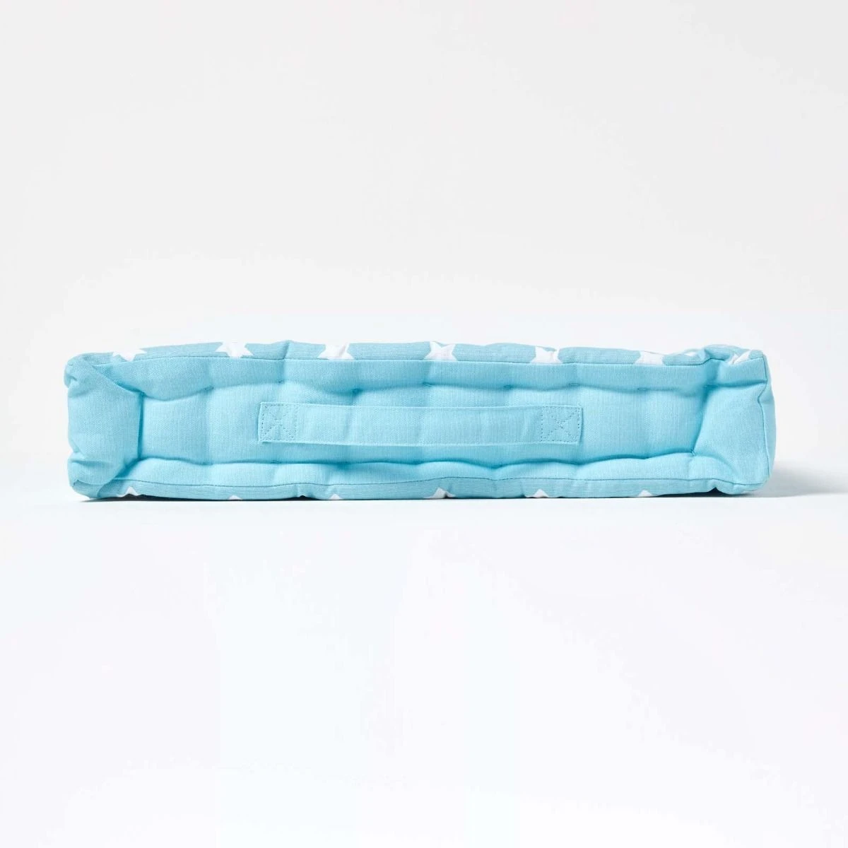 Cotton Blue Stars Floor Cushion 7 Cotton Blue Stars Floor Cushion - Image 5