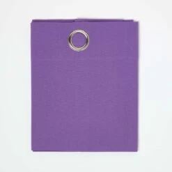 Cotton Plain Purple Ready Made Eyelet Curtain Pair 9 Cotton Plain Purple Ready Made Eyelet Curtain Pair -Best Homeware Store kt1414 1