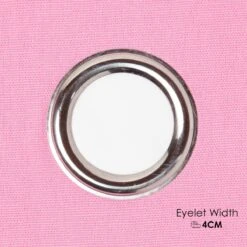 Cotton Plain Pink Ready Made Eyelet Curtain Pair 10 Cotton Plain Pink Ready Made Eyelet Curtain Pair -Best Homeware Store kt1415 2 t