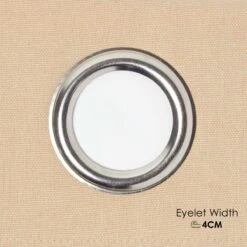 Cotton Plain Beige Ready Made Eyelet Curtain Pair 10 Cotton Plain Beige Ready Made Eyelet Curtain Pair -Best Homeware Store kt1424 2 t 3