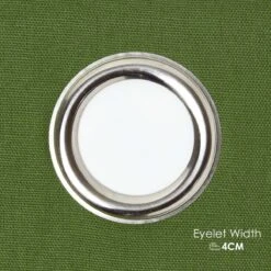 Cotton Plain Dark Olive Green Ready Made Eyelet Curtain Pair 10 Cotton Plain Dark Olive Green Ready Made Eyelet Curtain Pair -Best Homeware Store kt1427 2 t