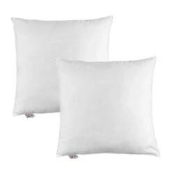 Duck Feather Euro Continental Square Pillow Pair - 80cm X 80cm (32"x32")