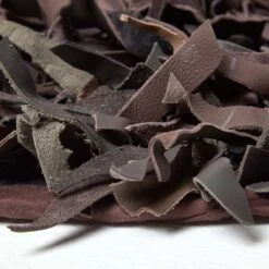 Dallas Leather Shaggy Rug Chocolate, 150 Cm Round 10 Dallas Leather Shaggy Rug Chocolate, 150 Cm Round -Best Homeware Store ru1120d 04