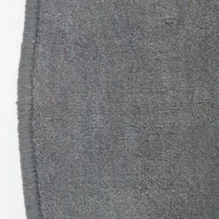 Hand Tufted Plain Cotton Grey Large Round Rug 9 Hand Tufted Plain Cotton Grey Large Round Rug -Best Homeware Store ru1237b 03