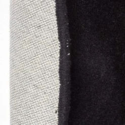 Hand Tufted Plain Cotton Black Large Round Rug 11 Hand Tufted Plain Cotton Black Large Round Rug -Best Homeware Store ru1238b 05 2