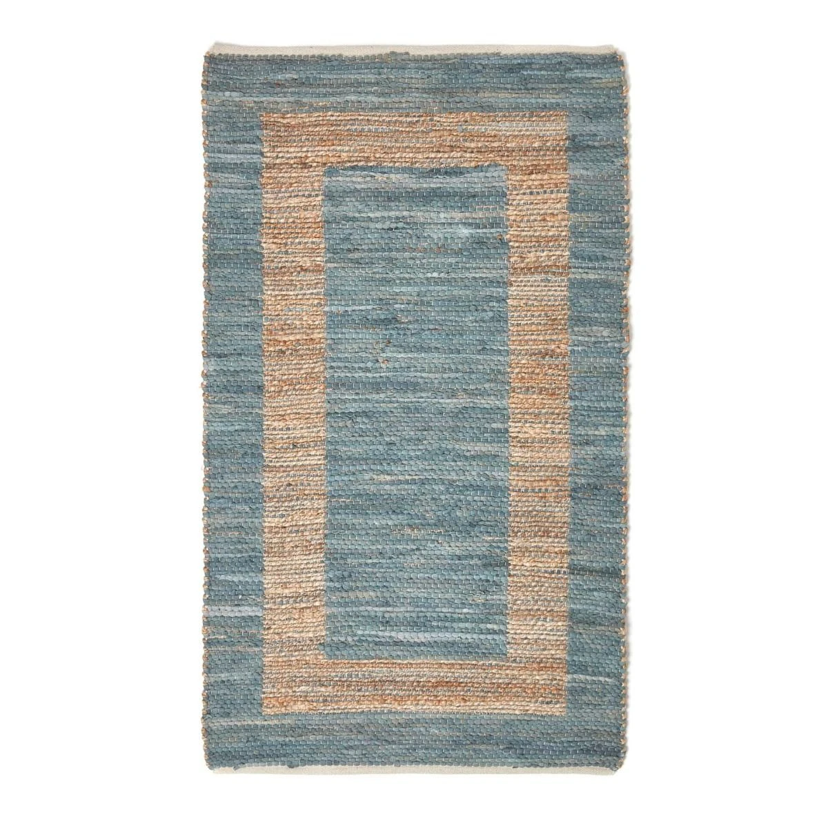 Veranda Grey And Nude Hemp Chindi Rug 4 Veranda Grey And Nude Hemp Chindi Rug - Image 2