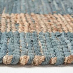 Veranda Grey And Nude Hemp Chindi Rug 10 Veranda Grey And Nude Hemp Chindi Rug -Best Homeware Store ru1263 04