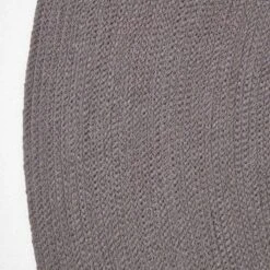 Grey Handmade Woven Braided Round Rug, 120 Cm 9 Grey Handmade Woven Braided Round Rug, 120 Cm -Best Homeware Store ru1332c 03