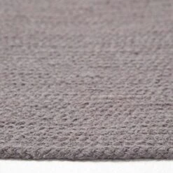 Grey Handmade Woven Braided Round Rug, 120 Cm 10 Grey Handmade Woven Braided Round Rug, 120 Cm -Best Homeware Store ru1332c 04