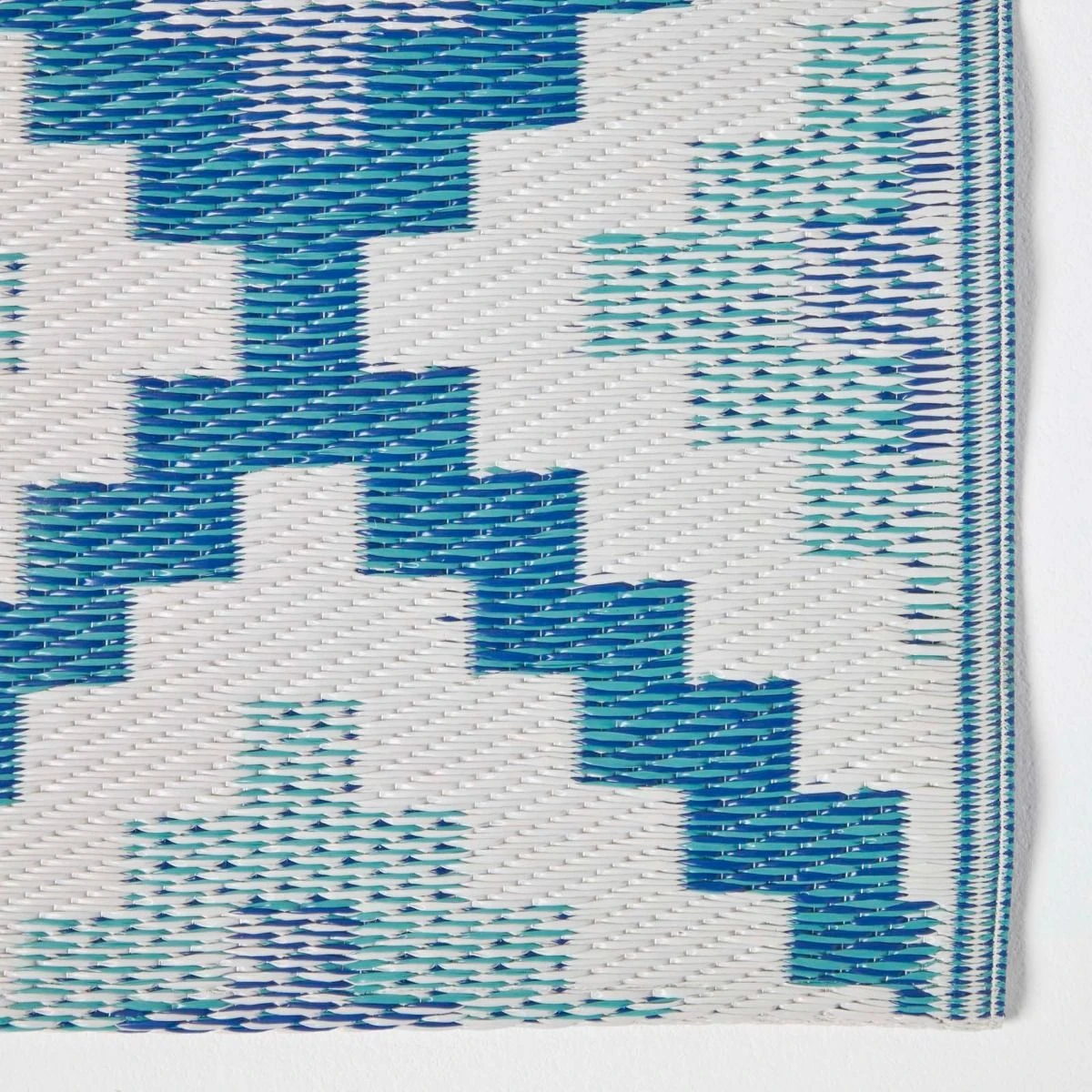 Mia Aztec Blue Outdoor Rug 5 Mia Aztec Blue Outdoor Rug - Image 3