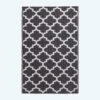 Nola Geometric Black & White Outdoor Rug 1 Nola Geometric Black & White Outdoor Rug -Best Homeware Store ru1348a