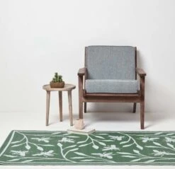 Green Floral Outdoor Rug With Bumble Bee Design, 182 X 122 Cm 13 Green Floral Outdoor Rug With Bumble Bee Design, 182 X 122 Cm -Best Homeware Store ru1388 5