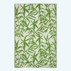 Zena Tropical Green Outdoor Rug
