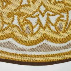 Rae Yellow Round Outdoor Rug, 180 Cm 11 Rae Yellow Round Outdoor Rug, 180 Cm -Best Homeware Store ru1401 3