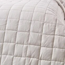 Cotton Quilted Reversible Bedspread Black & Grey 11 Cotton Quilted Reversible Bedspread Black & Grey -Best Homeware Store sf1106 5 3