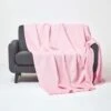 Organic Cotton Waffle Blanket/ Throw Pink 2 Organic Cotton Waffle Blanket/ Throw Pink -Best Homeware Store sf1119e 01 6 5