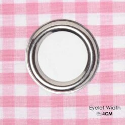 Cotton Gingham Check Pink Ready Made Eyelet Curtains 10 Cotton Gingham Check Pink Ready Made Eyelet Curtains -Best Homeware Store sf1125 22 t